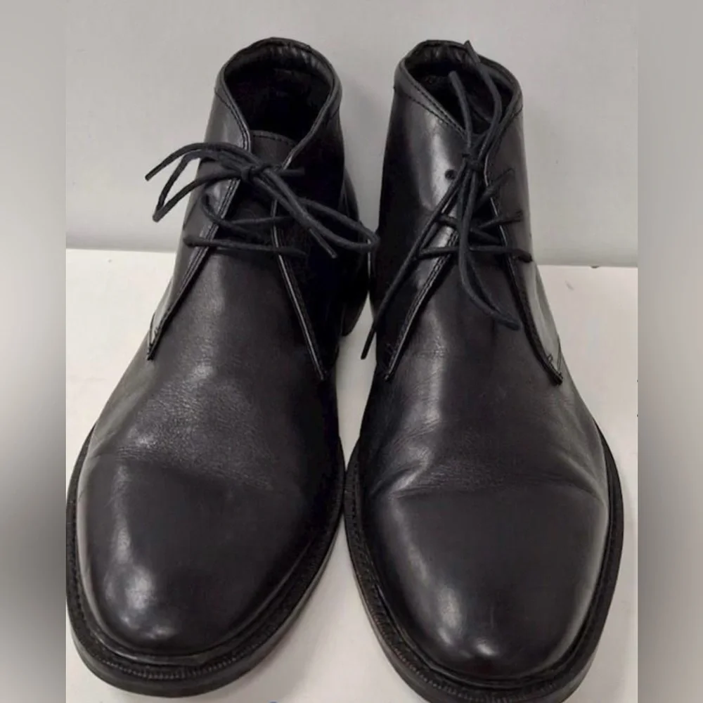 Gordon Rush Black Leather Chukka Boots | Size 9.5 | Weston Style 102064